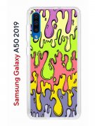 Чехол-накладка Samsung Galaxy A50 2019/A50S 2019/A30S 2019 Kruche Print Абстракция Капли