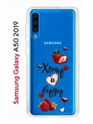 Чехол-накладка Samsung Galaxy A50 2019/A50S 2019/A30S 2019 Kruche Print Ягодный микс