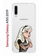 Чехол-накладка Samsung Galaxy A50 2019/A50S 2019/A30S 2019 Kruche Print Tattoo Girl