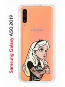 Чехол-накладка Samsung Galaxy A50 2019/A50S 2019/A30S 2019 Kruche Print Tattoo Girl