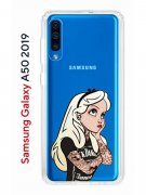 Чехол-накладка Samsung Galaxy A50 2019/A50S 2019/A30S 2019 Kruche Print Tattoo Girl