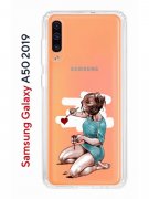 Чехол-накладка Samsung Galaxy A50 2019/A50S 2019/A30S 2019 Kruche Print Рисуя любовь