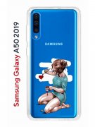 Чехол-накладка Samsung Galaxy A50 2019/A50S 2019/A30S 2019 Kruche Print Рисуя любовь