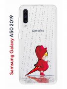 Чехол-накладка Samsung Galaxy A50 2019/A50S 2019/A30S 2019 Kruche Print Девочка с зонтом