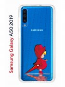 Чехол-накладка Samsung Galaxy A50 2019/A50S 2019/A30S 2019 Kruche Print Девочка с зонтом