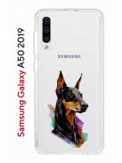 Чехол-накладка Samsung Galaxy A50 2019/A50S 2019/A30S 2019 Kruche Print Доберман