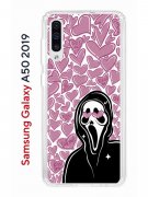 Чехол-накладка Samsung Galaxy A50 2019 (583850) Kruche PRINT Любовь и Крик
