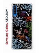 Чехол-накладка Samsung Galaxy A50 2019/A50S 2019/A30S 2019 Kruche Print Граффити