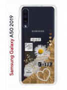 Чехол-накладка Samsung Galaxy A50 2019/A50S 2019/A30S 2019 Kruche Print Крафтовые наклейки