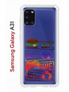 Чехол-накладка Samsung Galaxy A31 (587679) Kruche PRINT Repeat