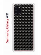 Чехол-накладка Samsung Galaxy A31 (587679) Kruche PRINT Карбон