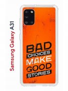 Чехол-накладка Samsung Galaxy A31 (587679) Kruche PRINT Good stories