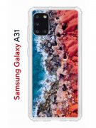 Чехол-накладка Samsung Galaxy A31 (587679) Kruche PRINT Морской берег