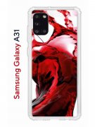 Чехол-накладка Samsung Galaxy A31 (587679) Kruche PRINT Вино