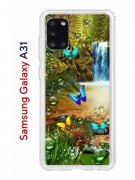 Чехол-накладка Samsung Galaxy A31 Kruche Print Водопад