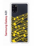 Чехол-накладка Samsung Galaxy A31 Kruche Print Warning