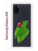 Чехол-накладка Samsung Galaxy A31 Kruche Print Ladybug