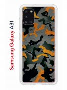 Чехол-накладка Samsung Galaxy A31 Kruche Print Камуфляж