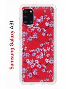 Чехол-накладка Samsung Galaxy A31 Kruche Print Сакура