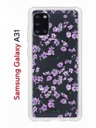 Чехол-накладка Samsung Galaxy A31 Kruche Print Сакура
