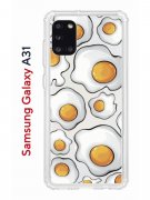 Чехол-накладка Samsung Galaxy A31 (587679) Kruche PRINT Глазунья