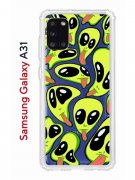 Чехол-накладка Samsung Galaxy A31 (587679) Kruche PRINT Инопланетянин