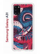 Чехол-накладка Samsung Galaxy A31 (587679) Kruche PRINT Японская змея