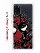 Чехол-накладка Samsung Galaxy A31 Kruche Print Spider-Man-Venom