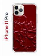 Чехол-накладка iPhone 11 Pro Kruche Print Dior