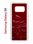 Чехол-накладка Samsung Galaxy S8 Kruche Print Dior