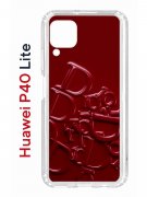 Чехол-накладка Huawei P40 Lite  (588940) Kruche PRINT Dior