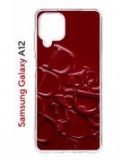 Чехол-накладка Samsung Galaxy A12 (608589) Kruche PRINT Dior