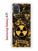 Чехол-накладка Samsung Galaxy A71 Kruche Print Danger