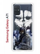 Чехол-накладка Samsung Galaxy A71 (582679) Kruche PRINT Call of Duty