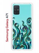 Чехол-накладка Samsung Galaxy A71 Kruche Print Щупальца