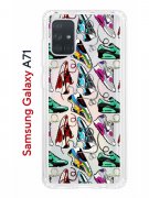 Чехол-накладка Samsung Galaxy A71 (582679) Kruche PRINT Кроссы Nike Air Max