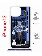 Чехол-накладка Apple iPhone 13 (610629) Kruche PRINT Genshin Keqinq