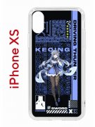 Чехол-накладка Apple iPhone X (580677) Kruche PRINT Genshin Keqinq