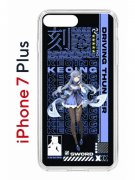Чехол-накладка Apple iPhone 7 Plus (580664) Kruche PRINT Genshin Keqinq