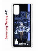 Чехол-накладка Samsung Galaxy A41 Kruche Print Genshin Keqinq