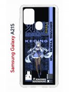 Чехол-накладка Samsung Galaxy A21S (587676) Kruche PRINT Genshin Keqinq