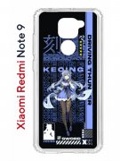 Чехол-накладка Xiaomi Redmi Note 9 Kruche Print Genshin Keqinq