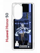Чехол-накладка Huawei Honor 50 (610635) Kruche PRINT Genshin Keqinq