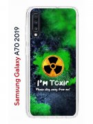 Чехол-накладка Samsung Galaxy A70 2019 Kruche Print Toxic