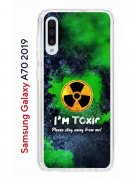 Чехол-накладка Samsung Galaxy A70 2019 Kruche Print Toxic