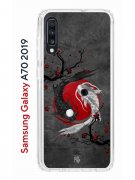 Чехол-накладка Samsung Galaxy A70 2019 Kruche Print Гармония