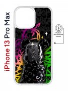 Чехол-накладка Apple iPhone 13 Pro Max (610637) Kruche PRINT Микки Маус