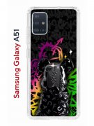 Чехол-накладка Samsung Galaxy A51 Kruche Print Микки Маус