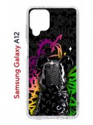 Чехол-накладка Samsung Galaxy A12/M12 Kruche Print Микки Маус