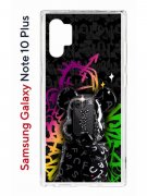 Чехол-накладка Samsung Galaxy Note 10+ Kruche Print Микки Маус